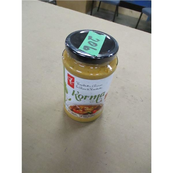 SHELF PULLS (AS IS):  KORMA COOKING SAUCE (400ML)