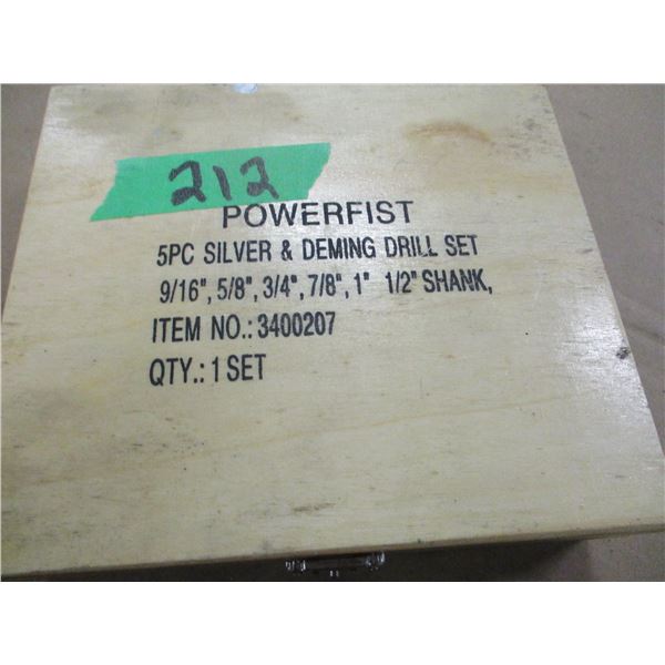 5 PIECE DRILL BIT SET