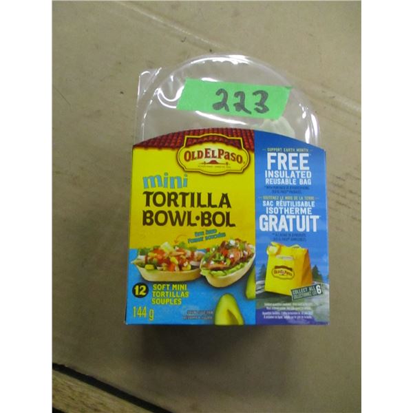 SHELF PULLS (AS IS0:  TORTILLA BOWL (144G)