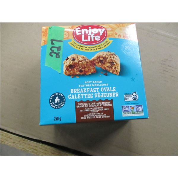 SHELF PULLS (AS IS):  BREAKFAST OVAL BARS (250G) - BOX