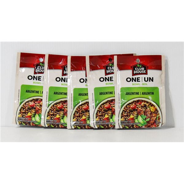 5PKS CLUB HOUSE ONE BOWL ARGENTINE MIX - 25G PER