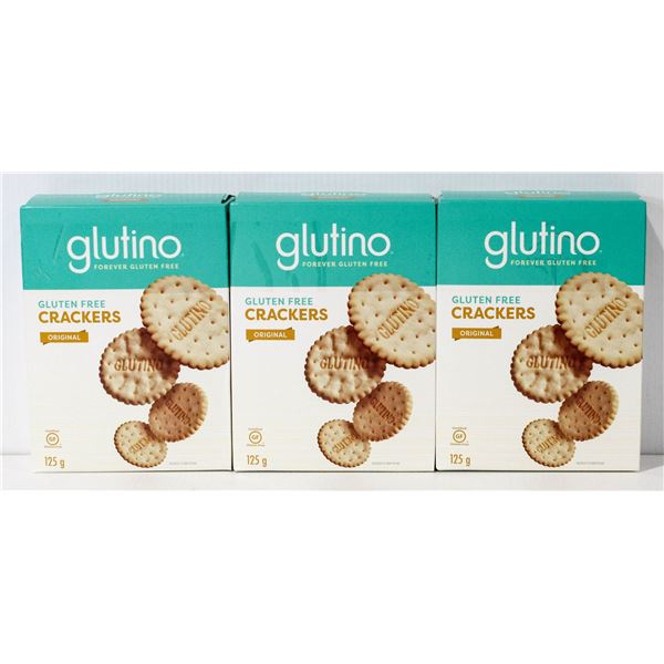 3 PKS GLUTINO GLUTEN FREE CRACKERS