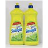 Image 1 : 2 SUNLIGHT LIME MINT DISH SOAP - 800ML PER