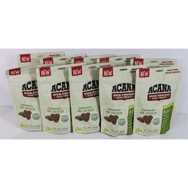 10 HIGH END HIGH PROTEIN DOG TREATS - CRUNCHY PORK LIVER