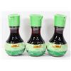 Image 1 : 3 LESS SODIUM SOY SAUCE 150ML EACH