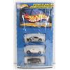 Image 1 : HOT WHEELS 2001 COLLECTION 3 PACK WITH COLLECTOR BOOK - WHITE ROD