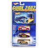 Image 1 : HOT WHEELS 2002 COLLECTION 3 PACK WITH COLLECTOR BOOK - PURPLE WHEELS