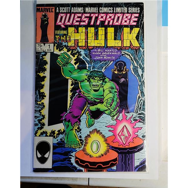 MARVEL AUGUST 1984 "QUEST PROBE THE HULK" #1