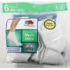 Image 1 : FRUIT OF THE LOOM MEN'S ANKLE WHITE SOCKS