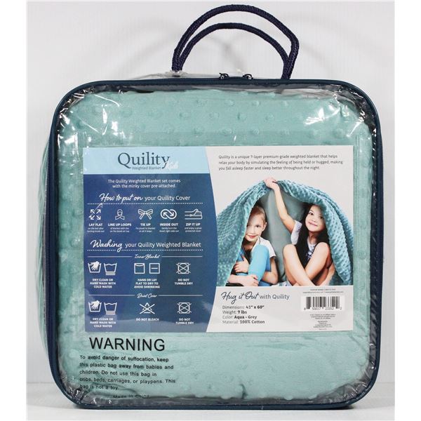 QUILITY KIDS WEIGHTED BLANKET - 7LBS