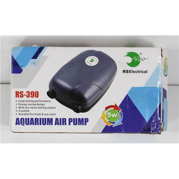 NEW RS-390 AQUARIUM AIR PUMP