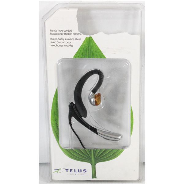 TELUS HANDS-FREE CORDED HEADSET FOR MOBILE PHONE