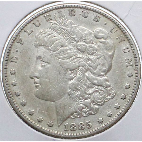 1885 US MORGAN SILVER DOLLAR