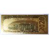 Image 2 : 24K GOLD TRUMP PRESIDENTIAL NOVELTY BANK NOTE