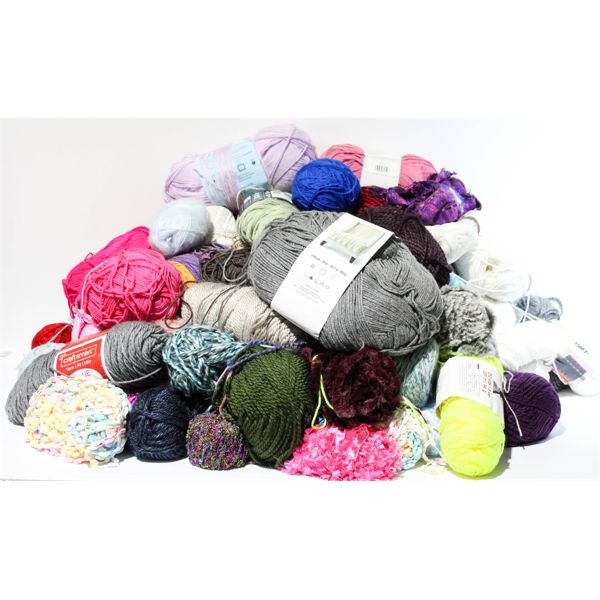 ASSORTED YARN PARTIAL ROLLS (BAG NO. 1)