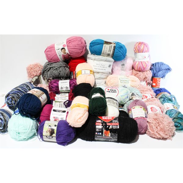 ASSORTED YARN PARTIAL ROLLS (BAG NO.3)