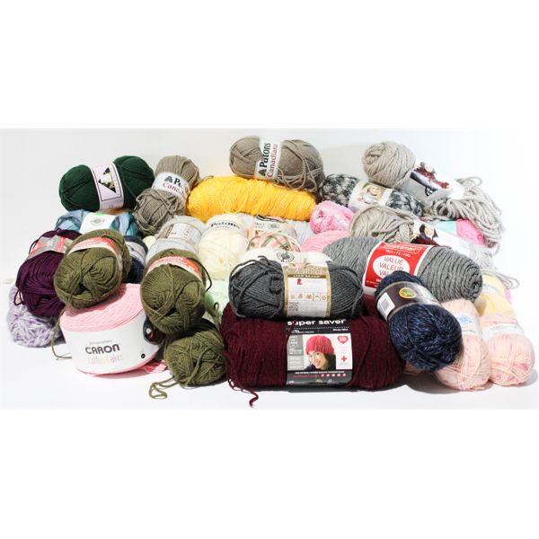 ASSORTED YARN PARTIAL ROLLS (BAG NO.4)