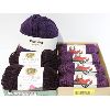 Image 1 : ASST. SHADES OF PURPLE YARN BERNAT & WOOL-EASE