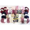 Image 1 : ASST. YARN SKEINS BERNAT VELVET SPINDLE ETC.