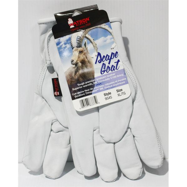 X LARGE - WATSON SCAPE GOAT GLOVES STYLE 9545