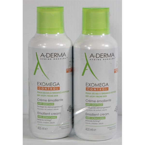 2 A-DERMA EXOMEGA CONTROL EMOLLIENT CREAM