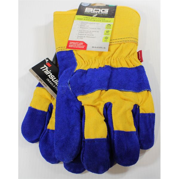 BDG LINED SPLIT FITTER GLOVES - XL