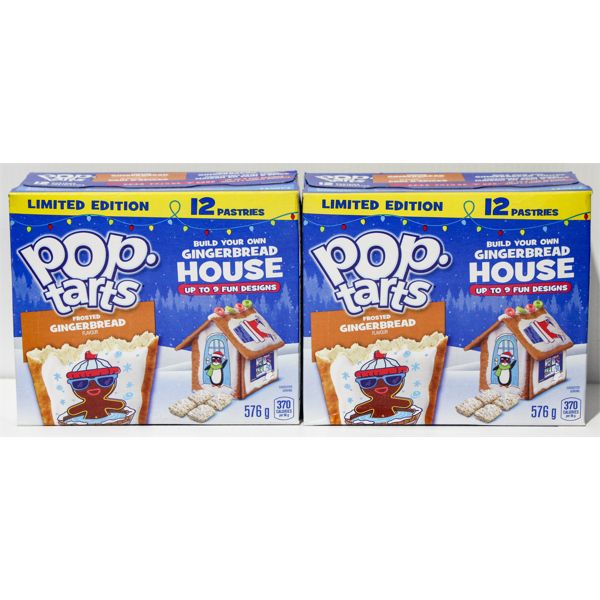 2 BXS POP TARTS FROSTED GINGERBREAD