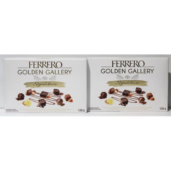 2 BXS FERRERO GOLDEN GALLERY CHOCOLATES ASSORTED