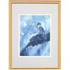 Image 1 : GREAT HORNED OWL FRAMED ART PRINT