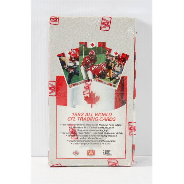 SEALED 1992 ALL WORLD CFL TRADING CARDS