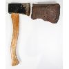 Image 1 : HATCHET WITH LEATHER SHEATH