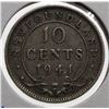 Image 1 : NEWFOUNDLAND 1941 SILVER 10 CENT COIN