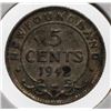 Image 1 : NEWFOUNDLAND 1942 SILVER 5 CENT COIN