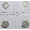 Image 2 : 4 SILVER NEWFOUNDLAND 10 CENT COINS