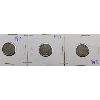 Image 1 : 3 SILVER NEWFOUNDLAND 10 CENT COINS