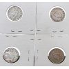 Image 2 : 4 SILVER NEWFOUNDLAND 10 CENT COINS