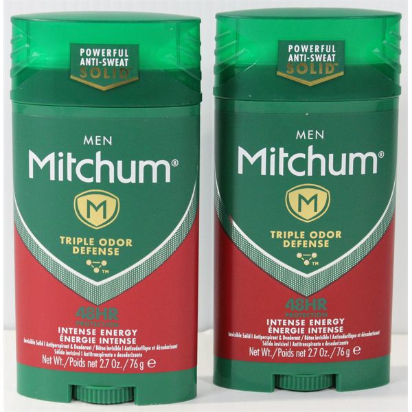 2 MITCHUM MEN'S TRIPLE ODOR DEFENSE ANTIPERSPIRANT