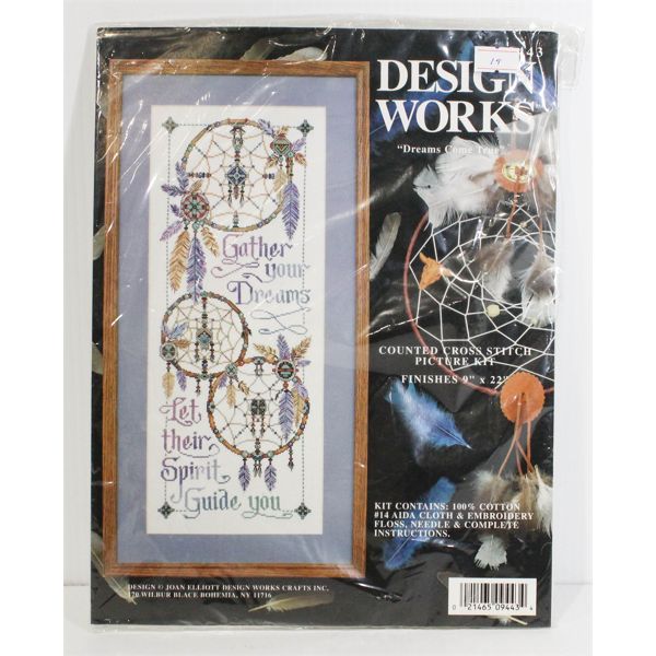 DESIGN WORKS COUNTED CROSS STITCH PICTURE KIT