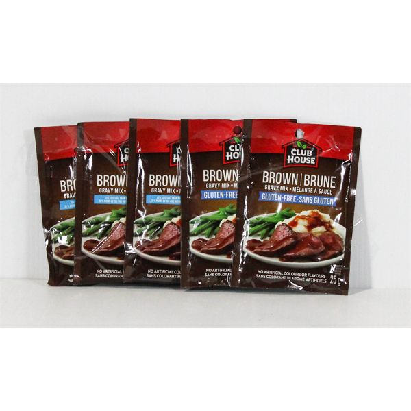 5 PKS CLUB HOUSE BROWN GRAVY MIX - 25G PER PK