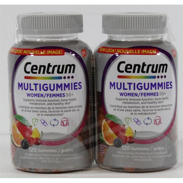 2 CENTRUM WOMEN MULTIGUMMIES MULTIVITAMIN