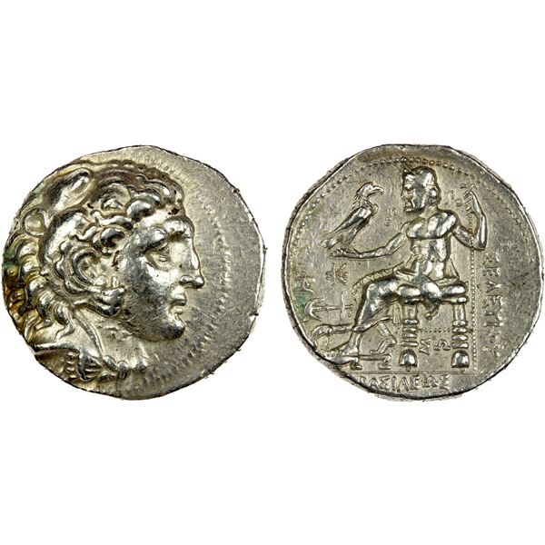 SELEUKID KINGDOM: Seleukos I Nikator, 312-281 BC, AR tetradrachm (17.19g), Ekbatana, VF-EF