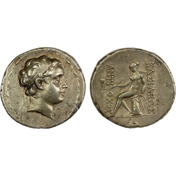 SELEUKID KINGDOM: Antiochos, son of Seleukos IV, 175 BC, AR tetradrachm (17.05g), Antioch on the Oro