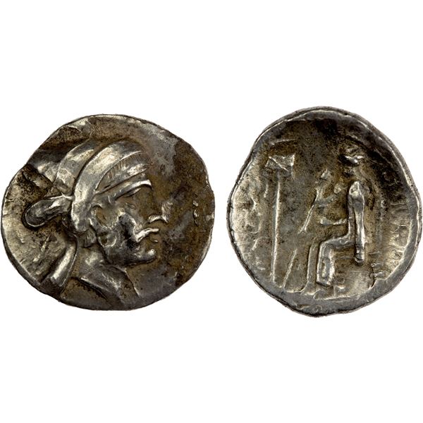PERSIS KINGDOM: Bagadat (Baydad), early 3rd century BC, AR drachm (3.47g), Fine