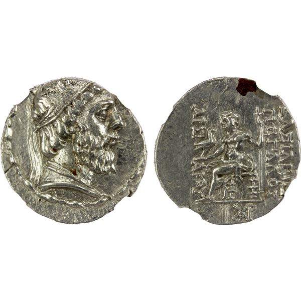 PARTHIAN KINGDOM: Mithradates I, ca. 171-138 BC, AR drachm (3.78g), Seleukia on the Tigris, ca. 141-