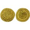 Image 1 : ZAND: Karim Khan, 1753-1779, AV 1/4 mohur (2.69g), Yazd, AH1180, choice AU