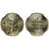 Image 1 : PALESTINE: British Mandate, AR 50 mils, 1934, NGC MS65 +