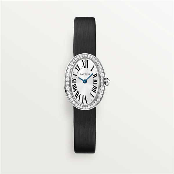 Cartier Mini Baignoire WG with Diamond Bezel Model #WB520027