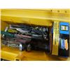 Image 1 : Yellow Tool Box W/ Assorted Hand Tools