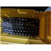 Image 2 : Yellow Tool Box w/ Assorted Drill Bits