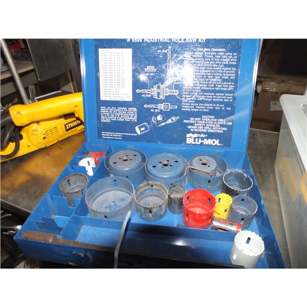 Blue Case w/ Hole Saws